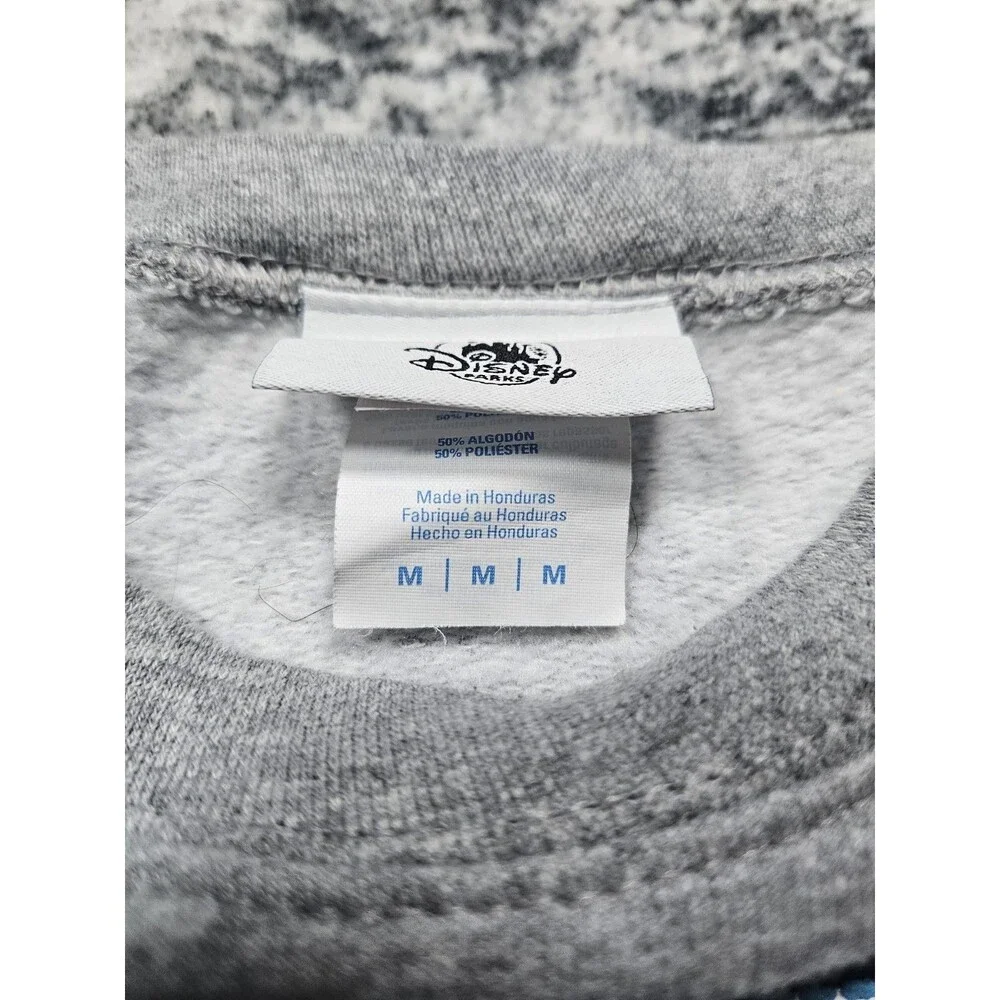Vintage Disney Parks Sweatshirt Mens M Gray Expedition Everest Forbidden Kingdom